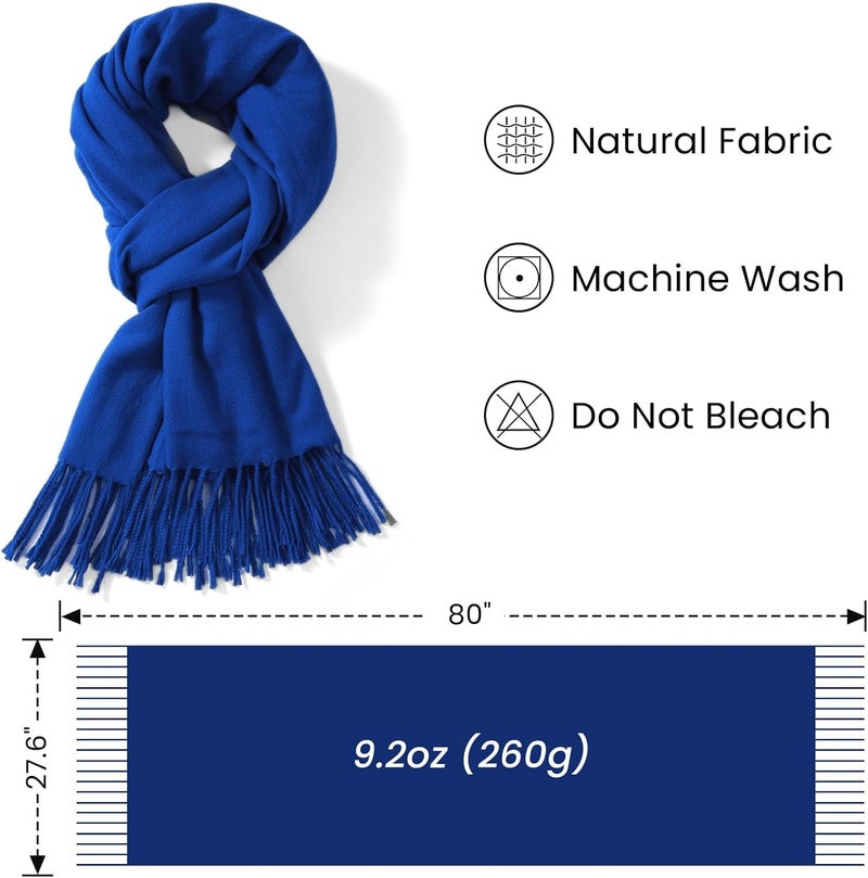 Premillow Scarfs for Women, Winter Scarf, Classic Pashmina Shawls and Wraps, Cashmere Feel Scarfs for Women, Long Scarves - Image 4